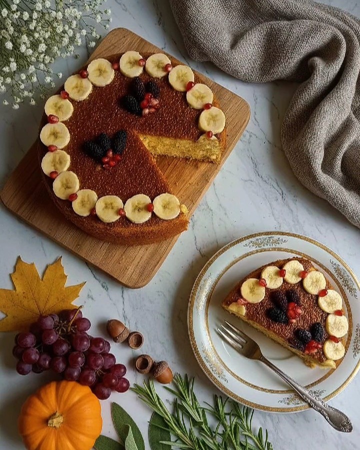 عکس کیک اسفنجی