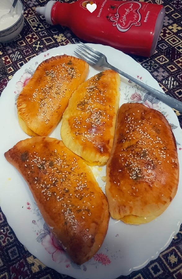 عکس پیراشکی گوشت 