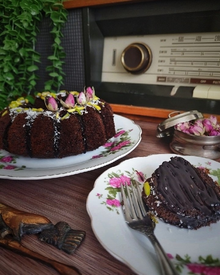 عکس کیک شکلاتی 