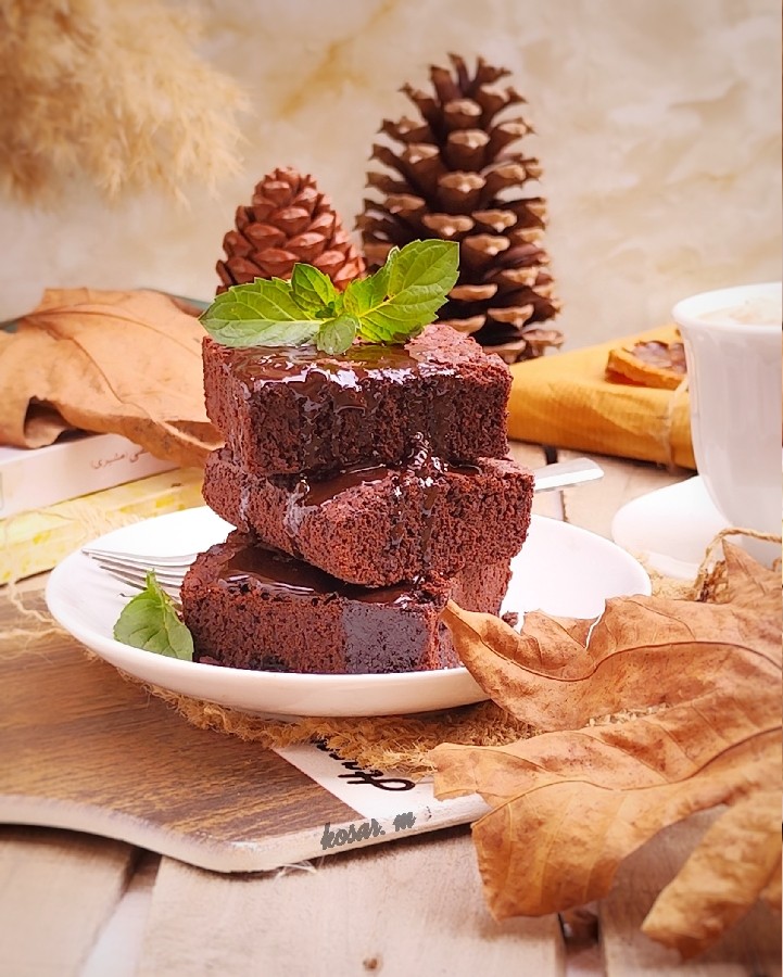 عکس کیک براونی