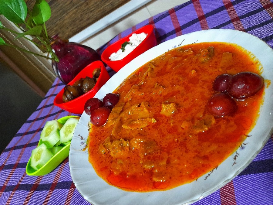عکس خورشت قارچ کوهی ورق بزن جونم