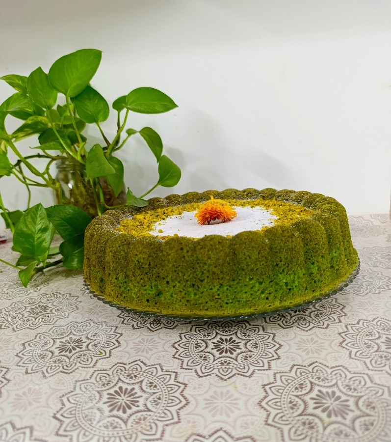 عکس کیک اسفناج 