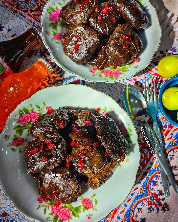عکس دلمه برگ مو لرستان 