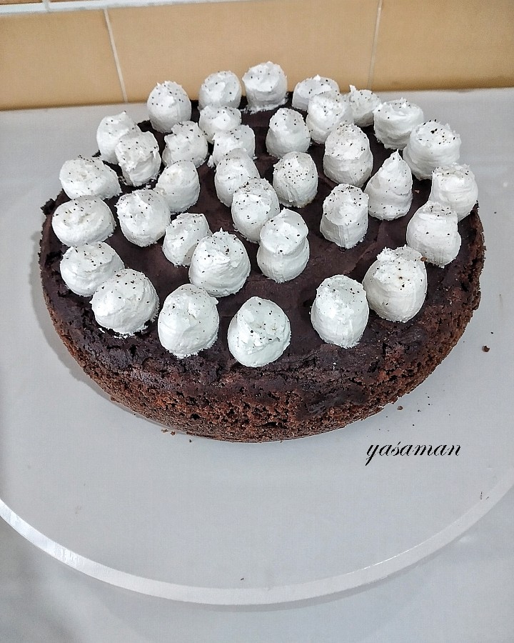 عکس کیک شکلات قهوه