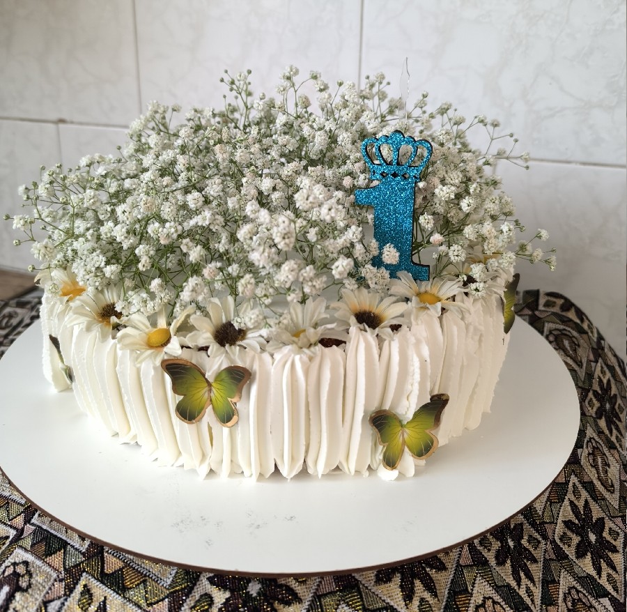 کیک تولد یک سالگی دختر نازم