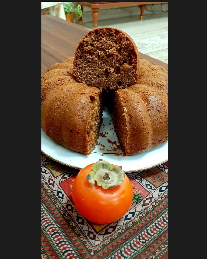 عکس کیک خرمالو