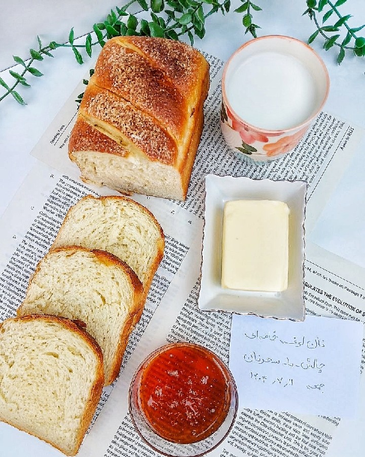 نان _لوف_خامه ای