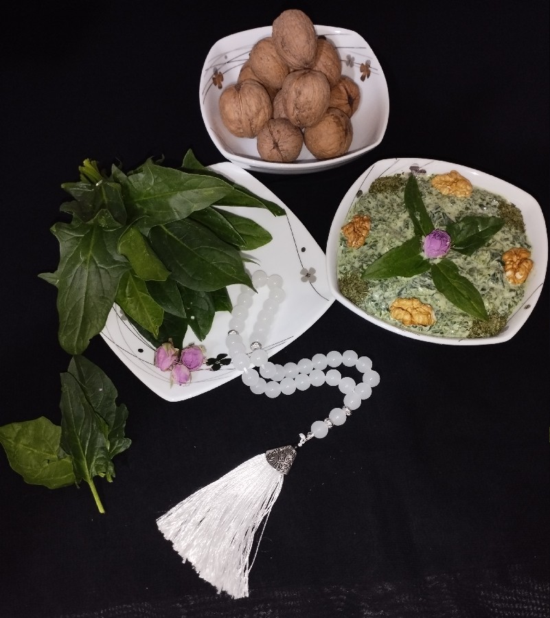 عکس بورانی اسفناج 