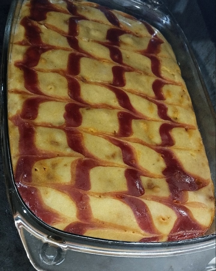 عکس کیک گوشت خانگی