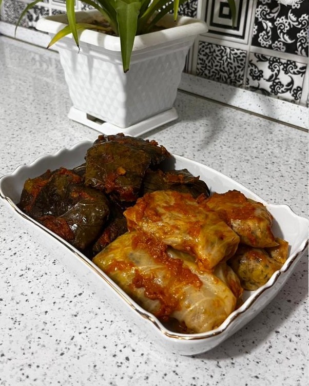 دلمه برگ مو و کلم