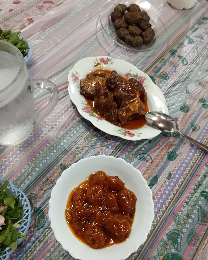 عکس گوشت آلو