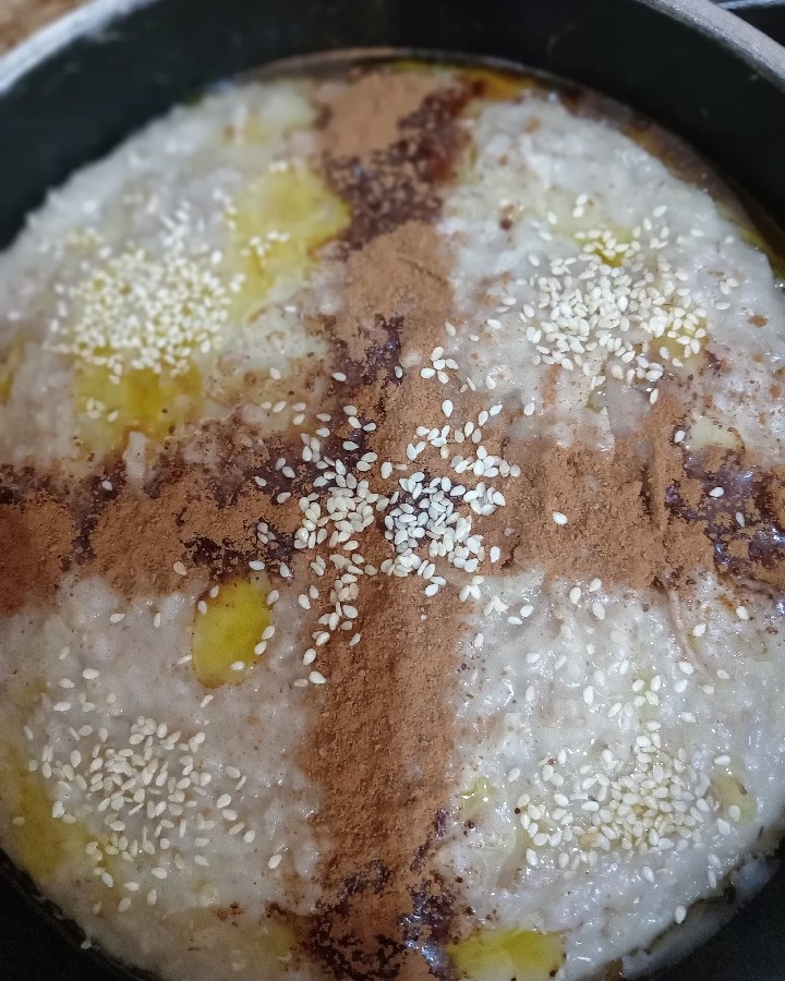 عکس حلیم خانگی با گوشت بوقلمون