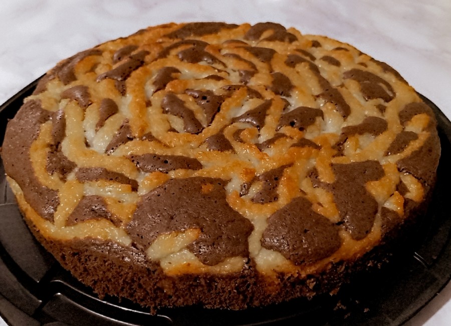 عکس پای نارگیل شکلاتی 