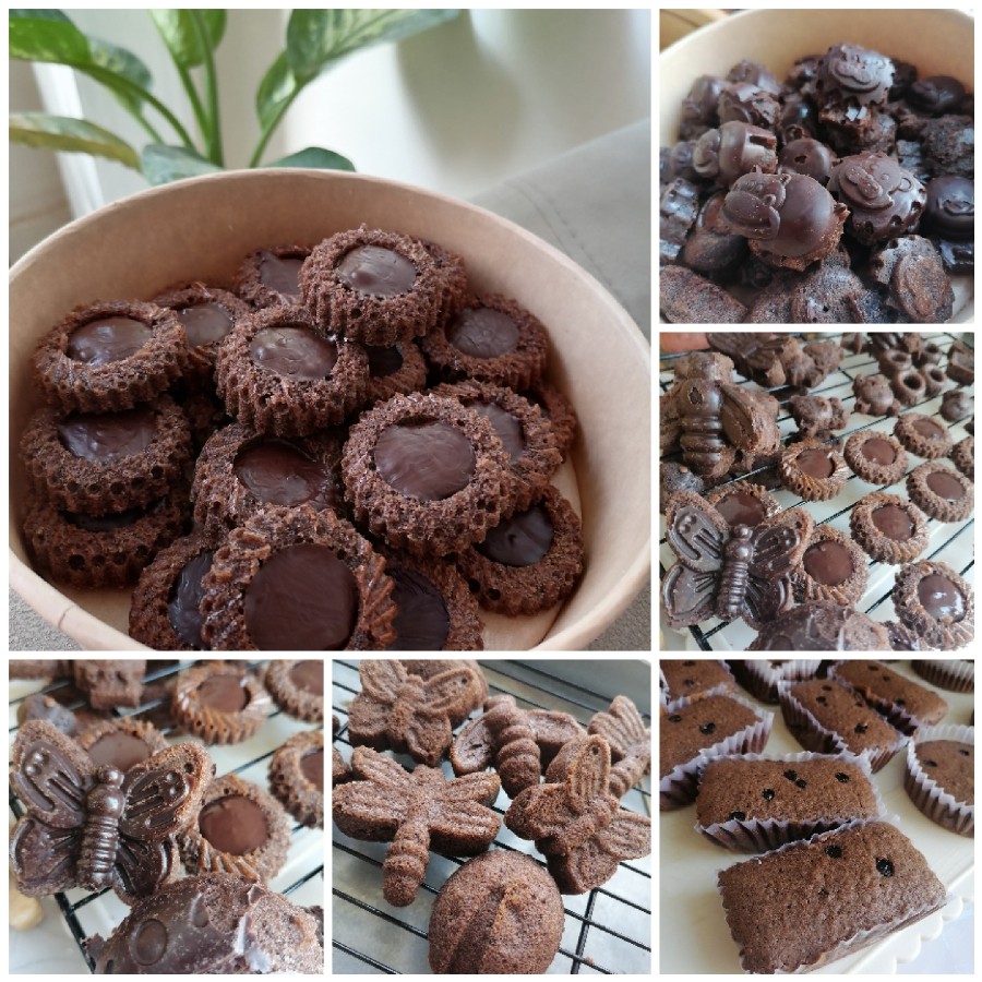 عکس کیک شکلاتی انگشتی