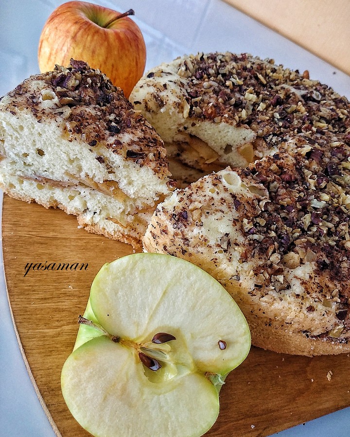 عکس کیک پای سیب