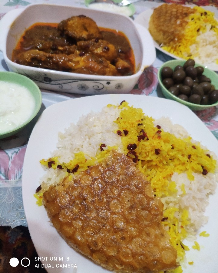 زرشک پلو با مرغ