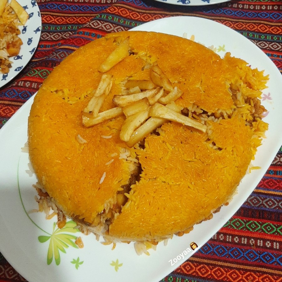 عکس قیمه لا پلو