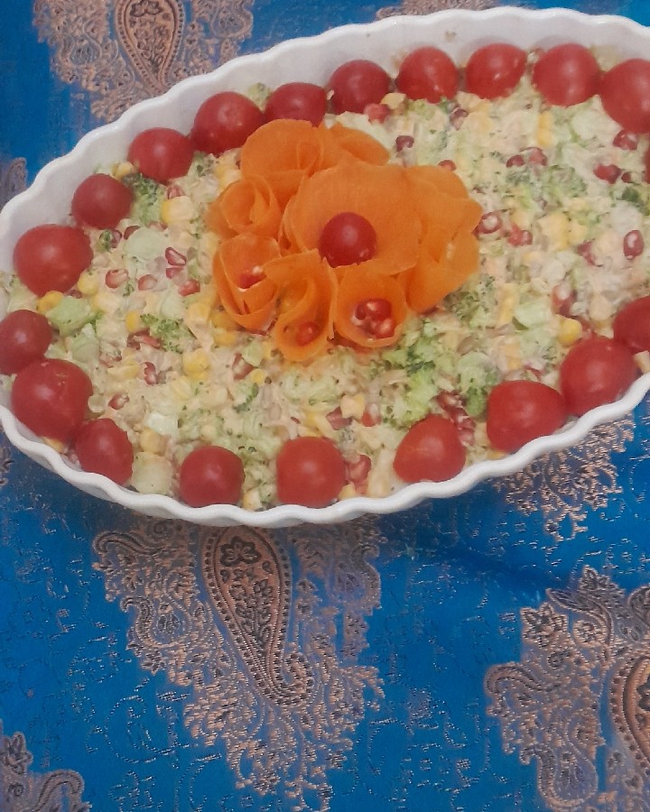 عکس سالاد بروکلی متفاوت