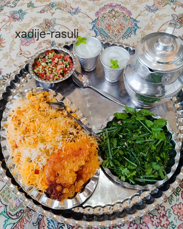 عکس لوبیا پلو
