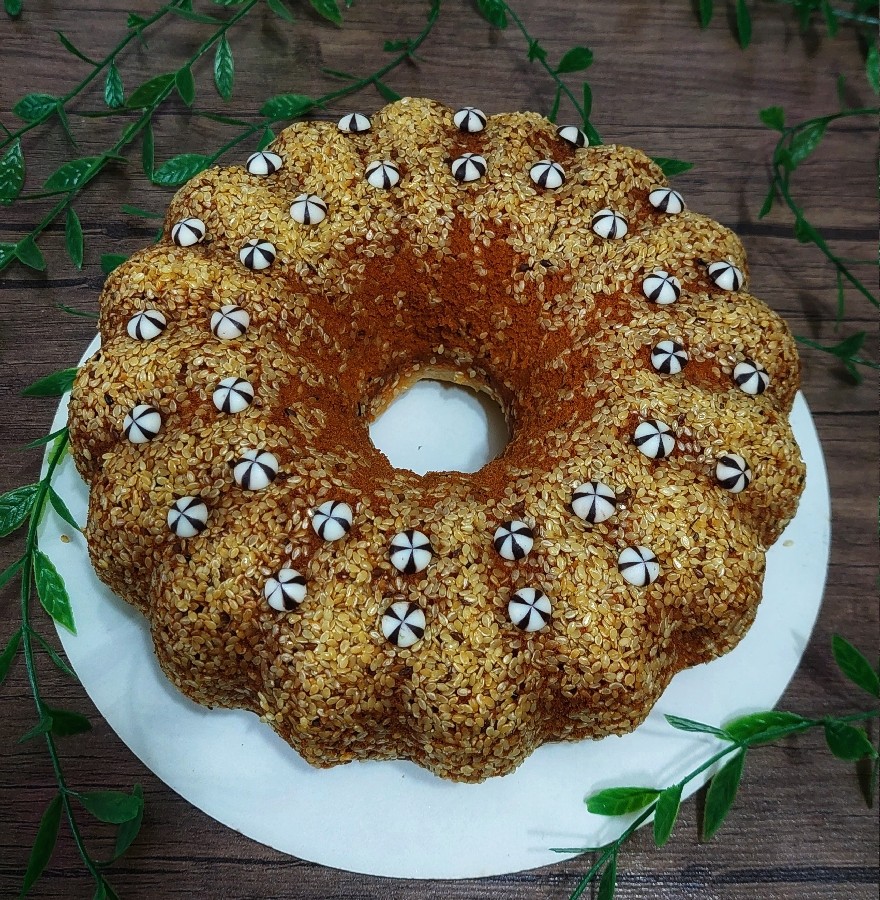 عکس کیک کنجدی