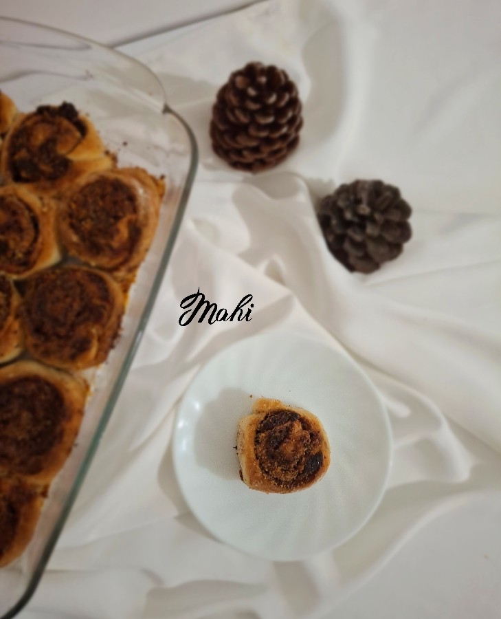 عکس رول دارچینی