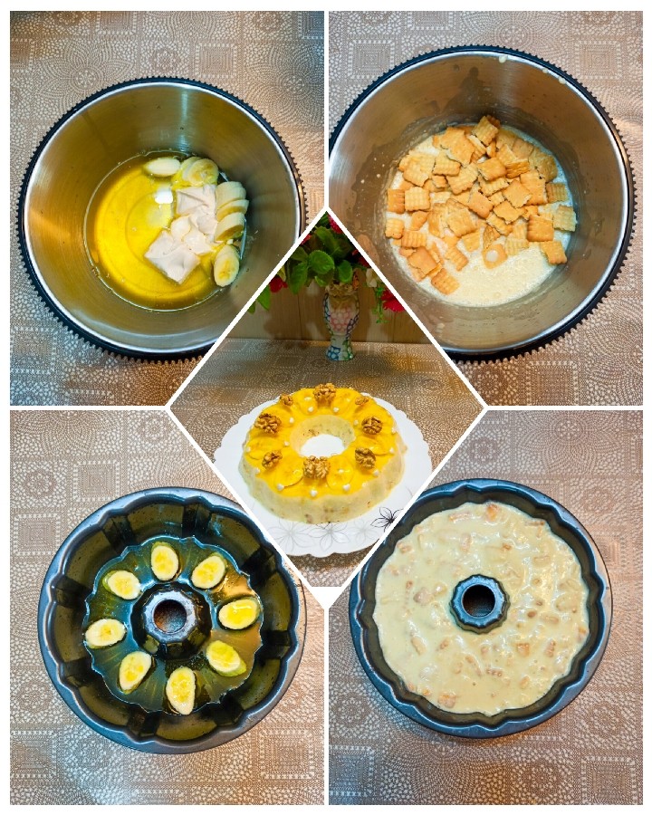 عکس مرحله 4 تهیه روکر موز آسان