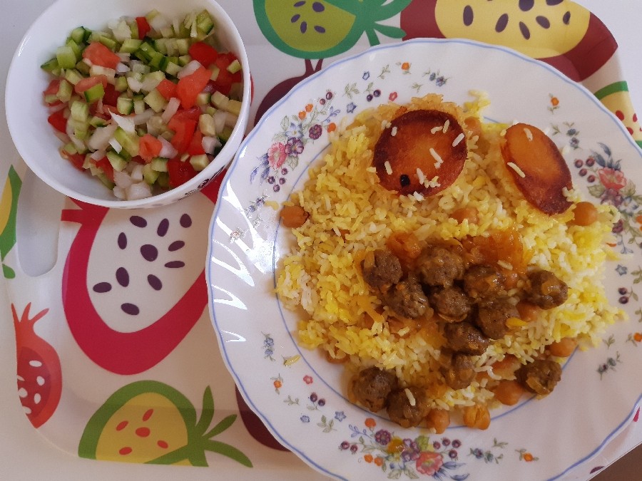 عکس نخود پلو