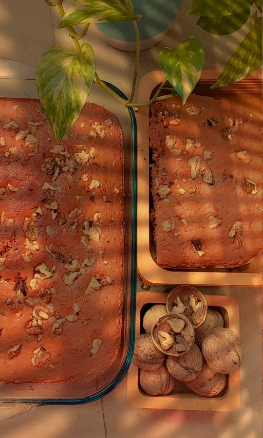 کیک شکلاتی وگردو