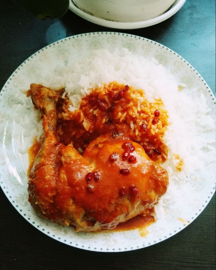 عکس چلو مرغ
