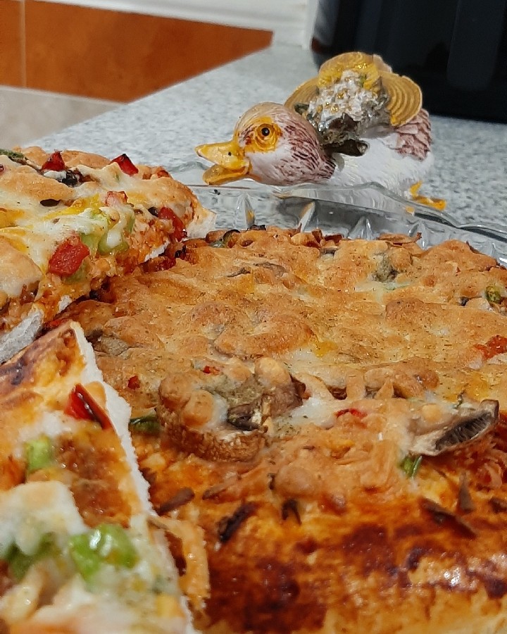 پیتزا قارچ وگوشت??