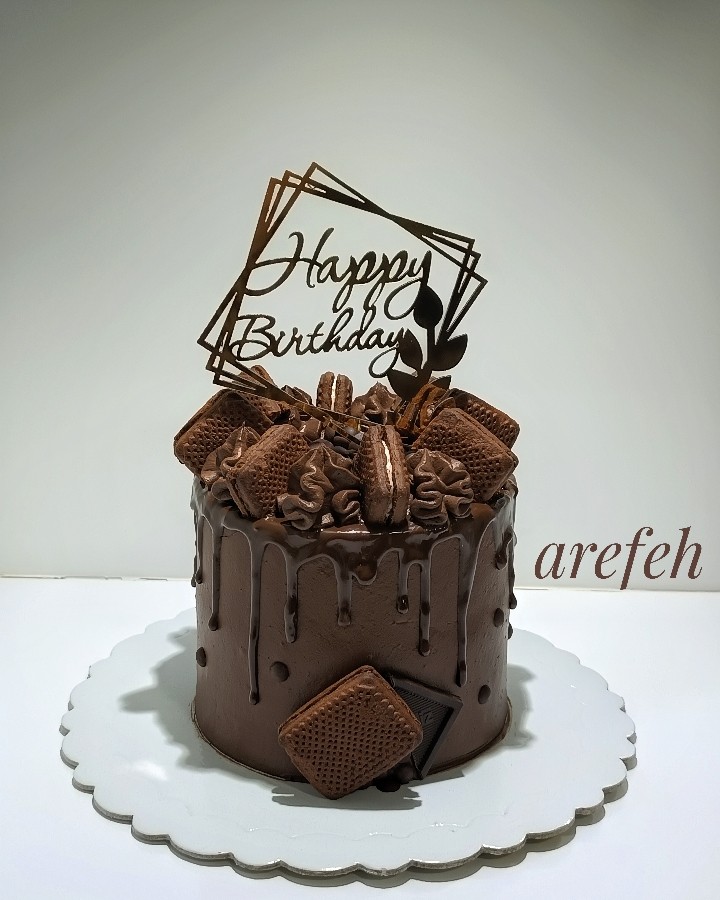 عکس کیک فول شکلاتی