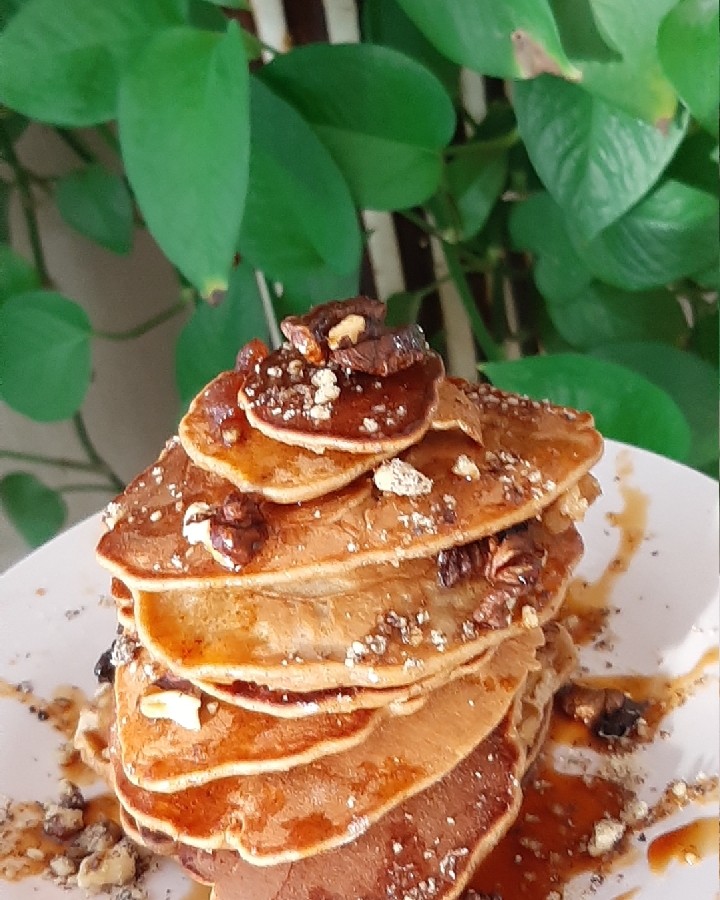 پنکیک سیب و دارچین