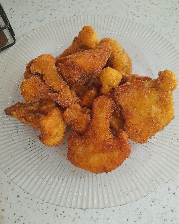 عکس گل کلم سوخاری با نودل