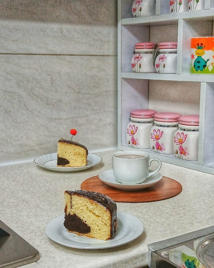 عکس سس شکلاتی با پودر کاکائو