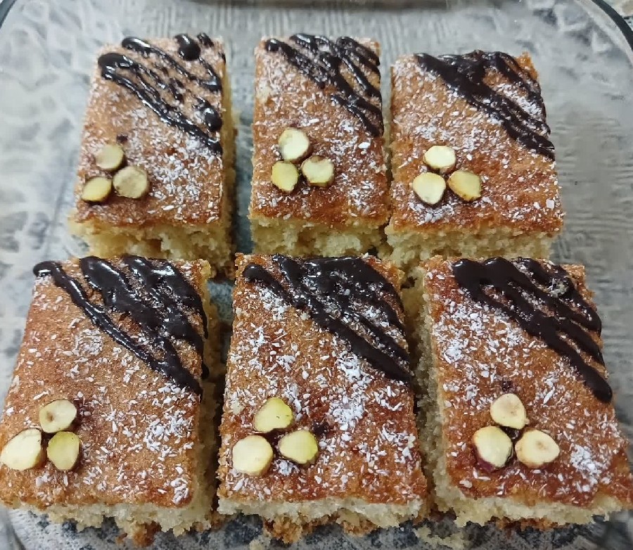 عکس کیک نارگیلی 