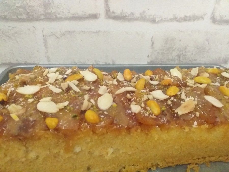 کیک سیب برگردان 