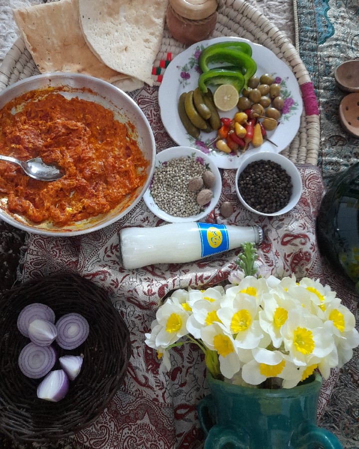 عکس شام ساده