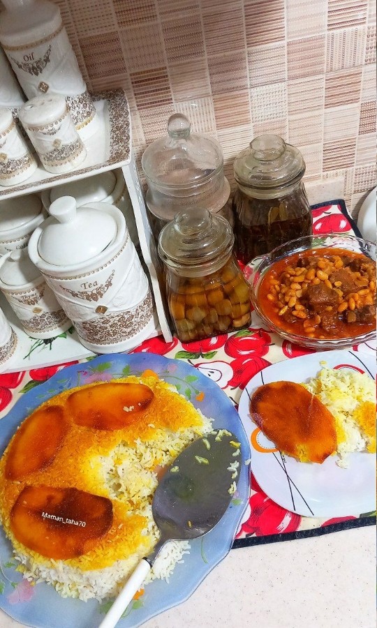 عکس خورش لوبیا سفید