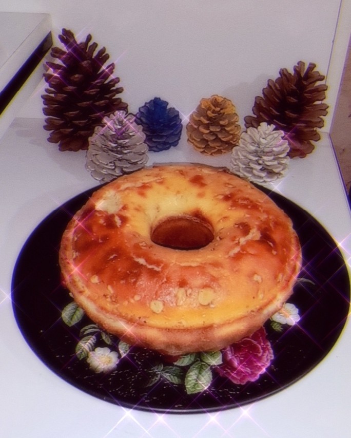 کیک دورنگ گردویی