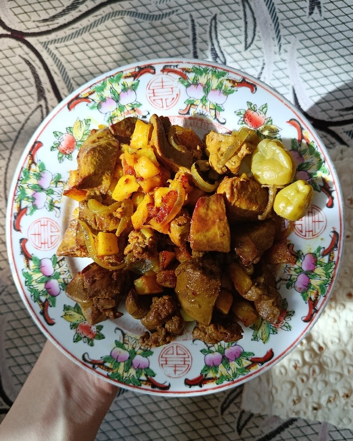 خوراک جگر مرغ
(قاورمه جگر مرغ )