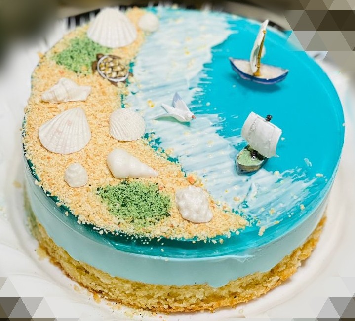 عکس چیز کیک دریا