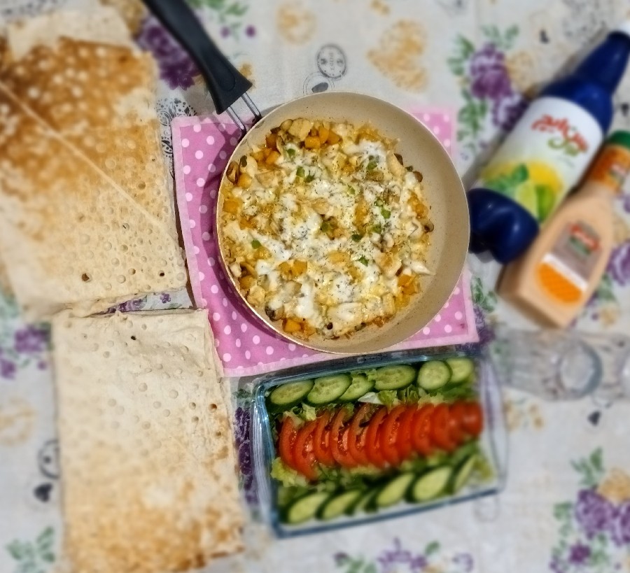 خوراک سیب زمینی روسی