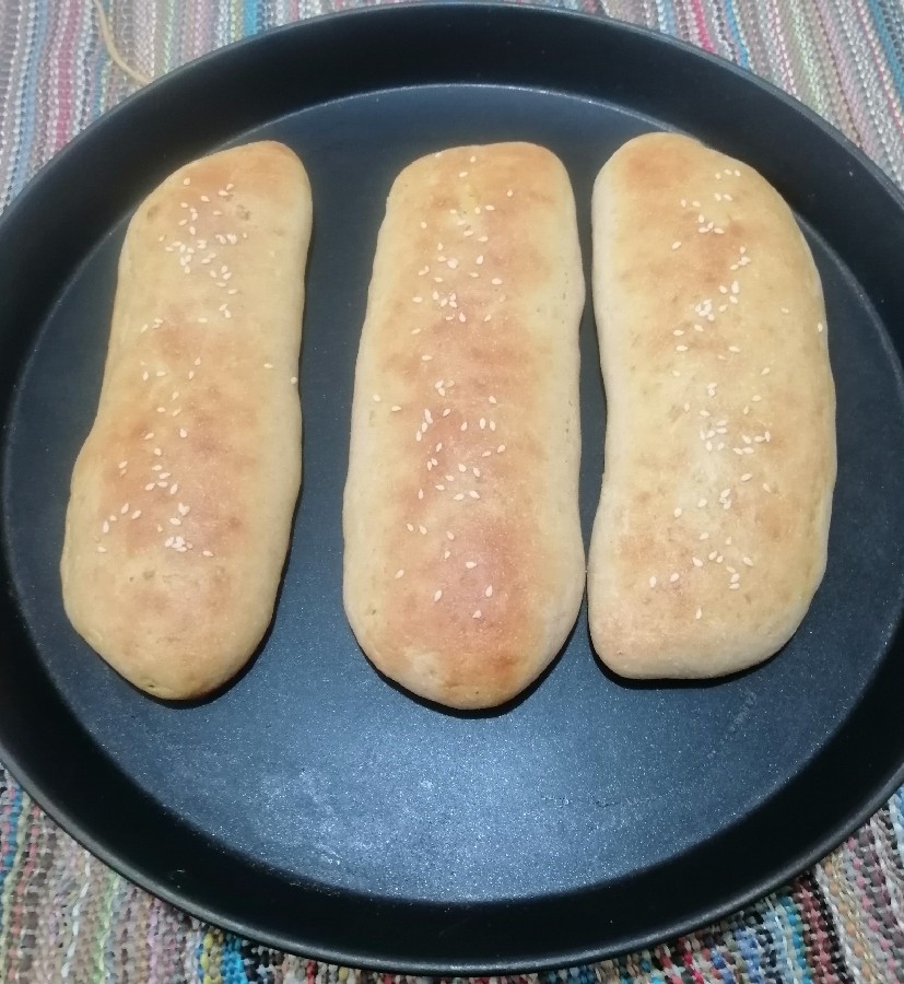 عکس نان ساندویچی کوچک مخصوص مدرسه