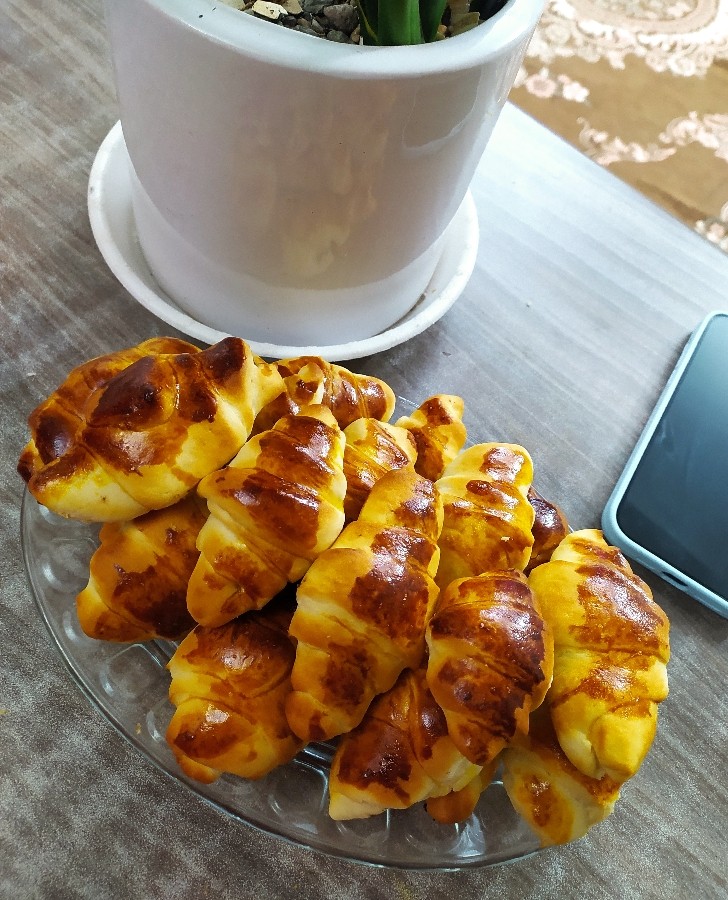 عکس نان کراسان شکلاتی (۲)