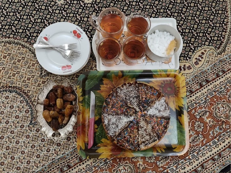 عصرونه خونه مادرم اینا خیلی خوش گذشت