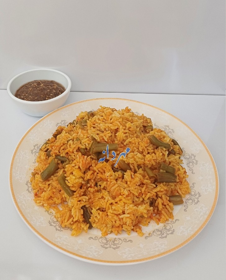 عکس لوبیا پلو