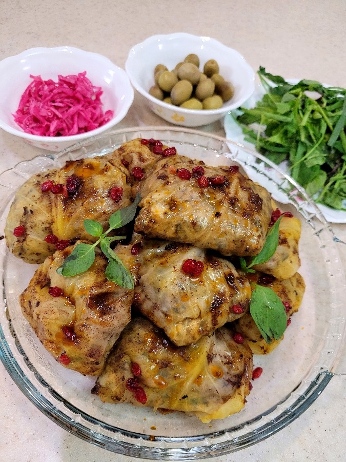 دلمه کلم برگ