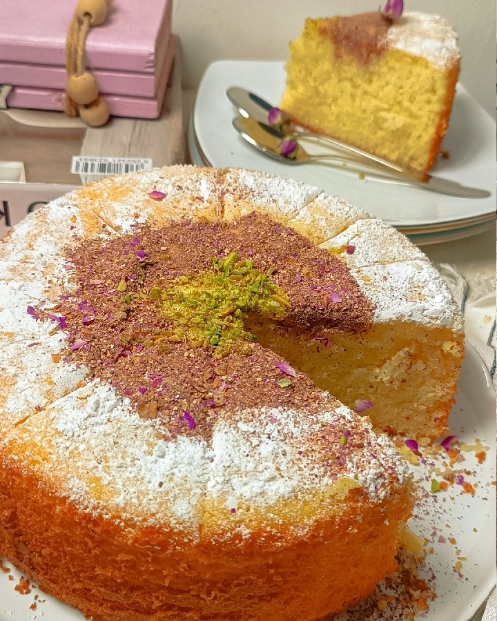 عکس کیک شیرداغ
