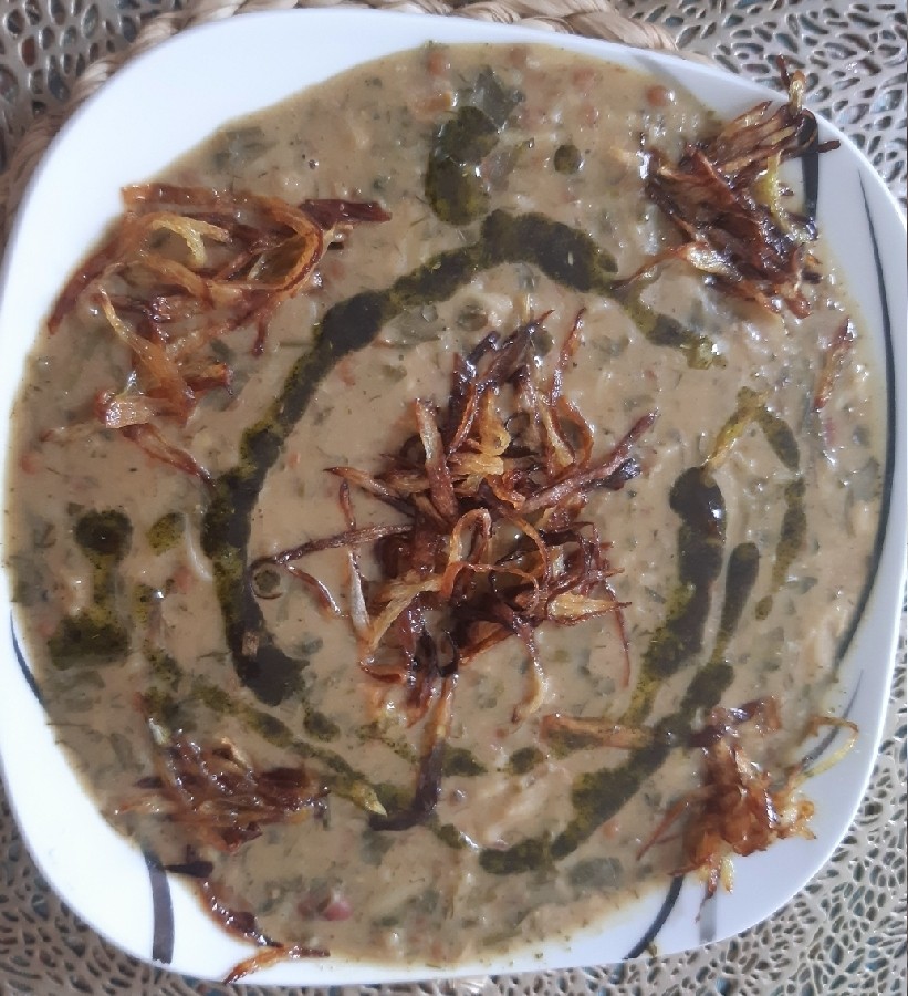 آش رشته + عدسی 