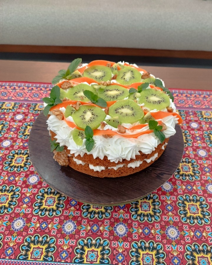 عکس کیک میوه 